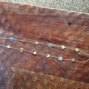 Juicy Couture long gold necklace